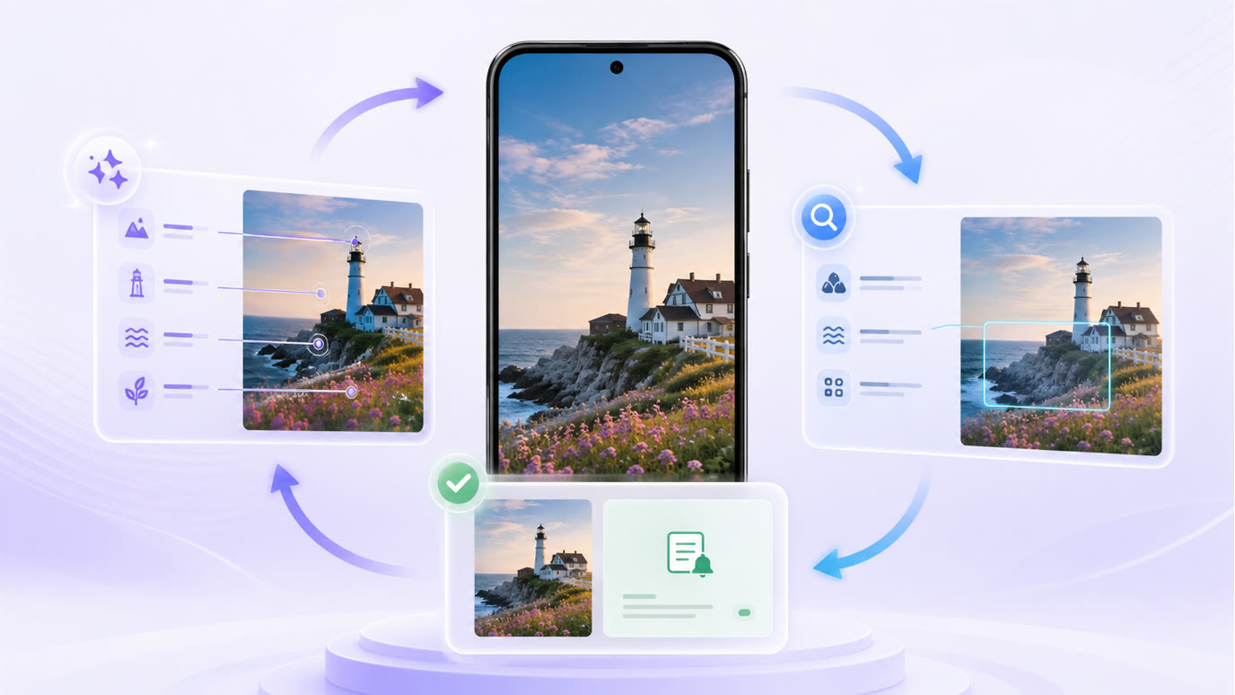 ผู้ช่วย AI บน Android ใช้ภาพหน้าจอเดิมเพื่อตอบคำถามต่อเนื่อง วิเคราะห์รายละเอียดซ้ำ และตรวจผลก่อนทำงาน