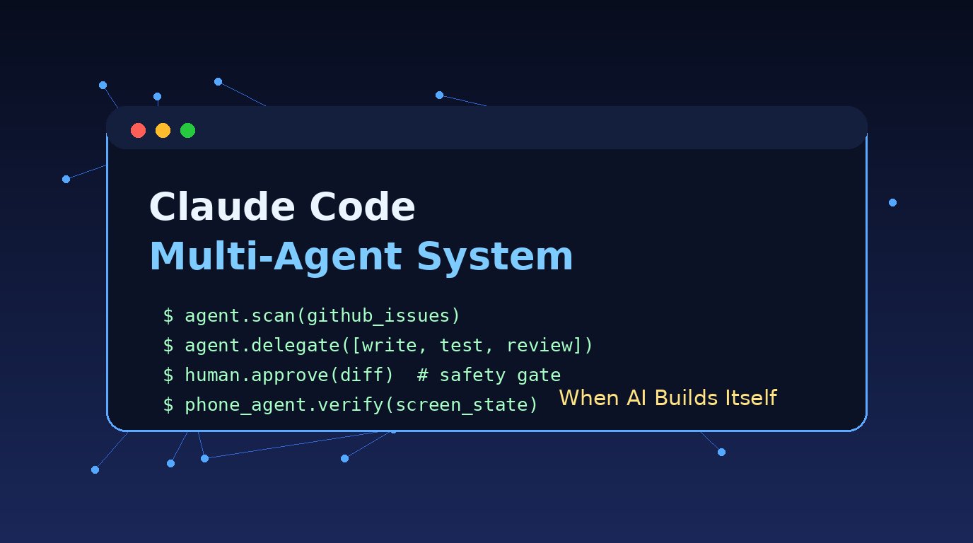Claude Code Multi-Agent: When AI Builds Itself