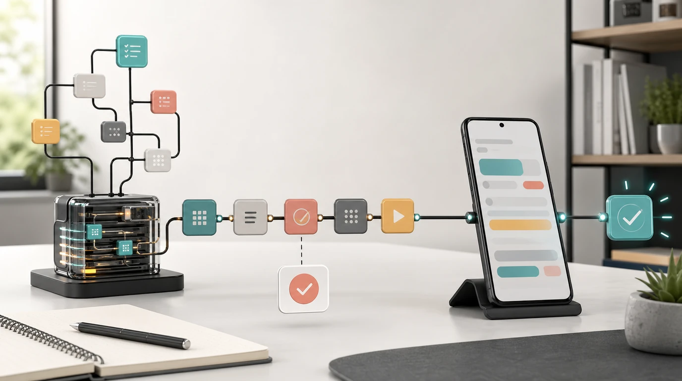 Claude Opus 5 plant einen mehrstufigen Android-Ablauf, den FoneClaw mit sichtbaren Aktionen, Berechtigungen und Nutzerbestätigung ausführt