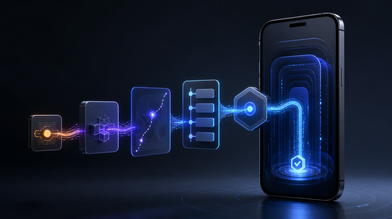 FoneClaw capability architecture showing Tools, Plugins, Skills, Workflows, and Shortcuts composing into governed Android phone-agent actions