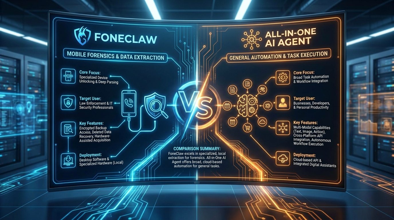 FoneClaw vs All-in-One AI Agent