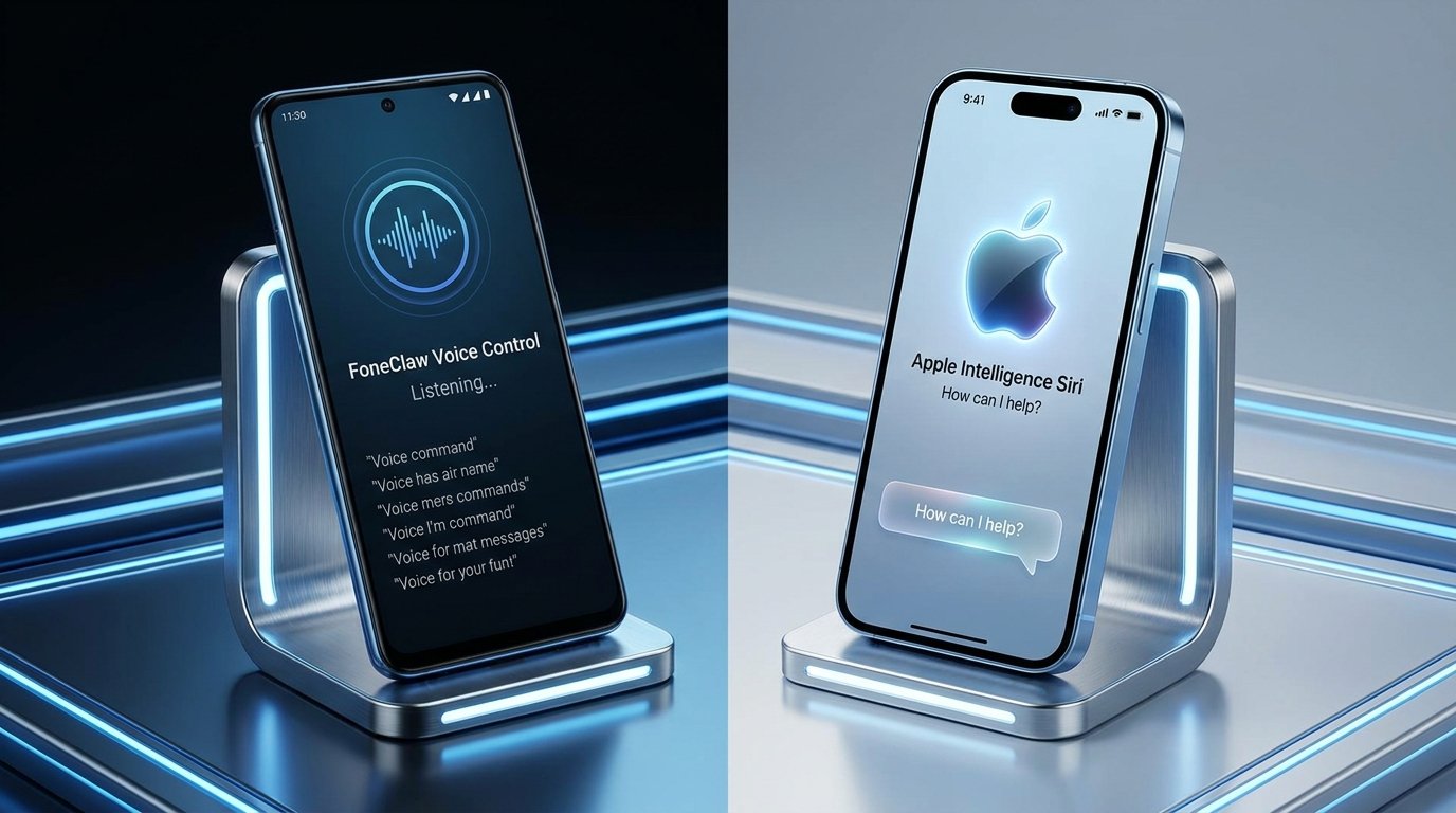 FoneClaw vs Apple Intelligence: Voice Control