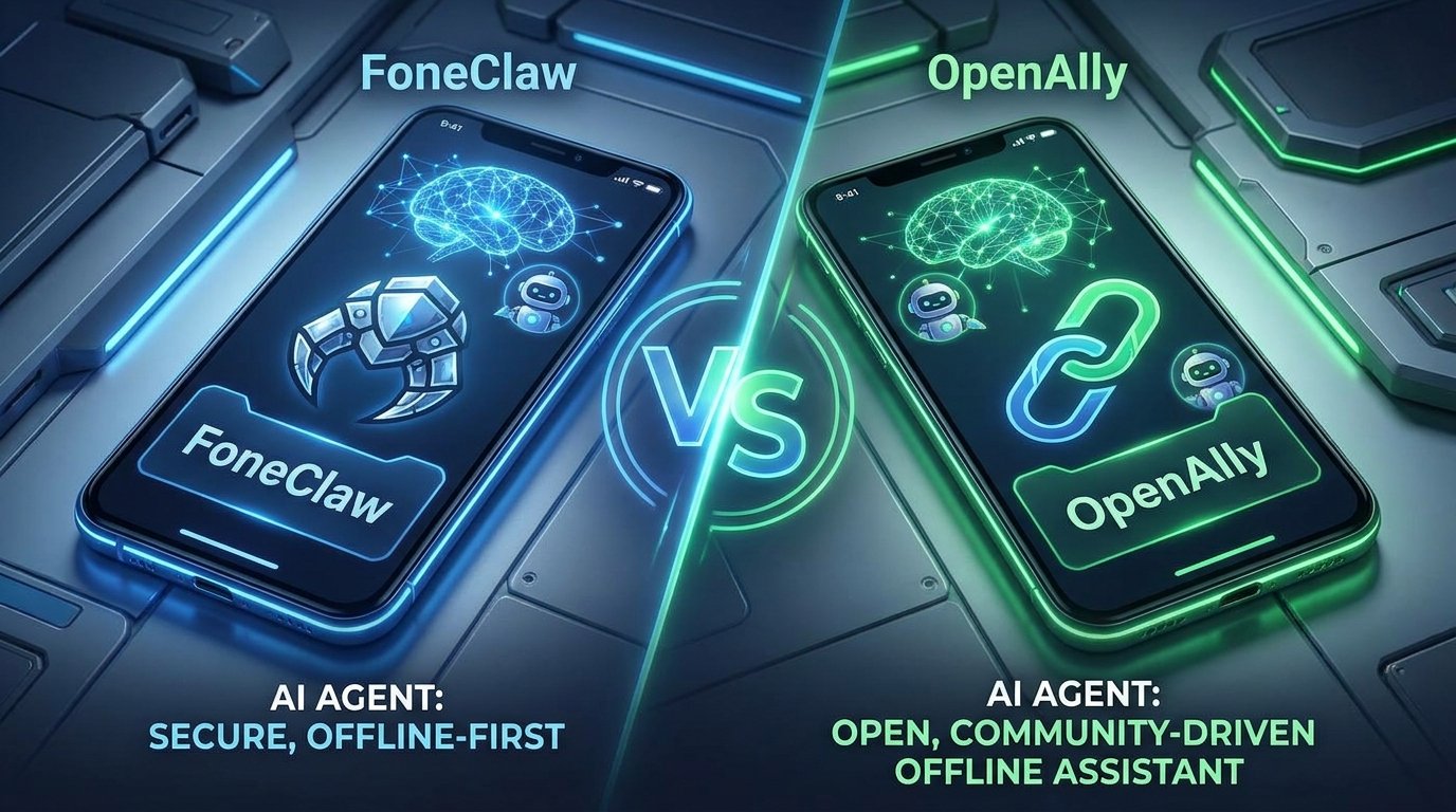FoneClaw vs OpenAlly: Offline AI Agent