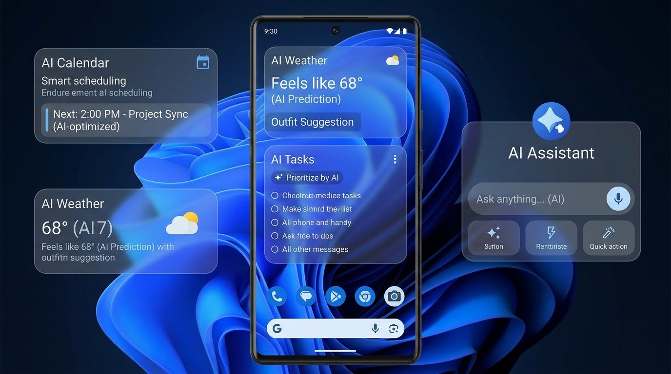 Gemini Intelligence Widgets: Custom Home Screen
