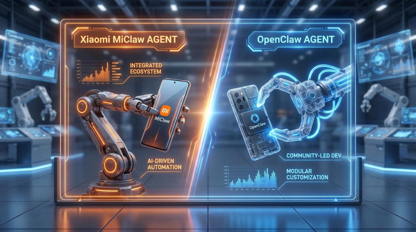 Xiaomi MiClaw vs OpenClaw: Phone Agent Comparison