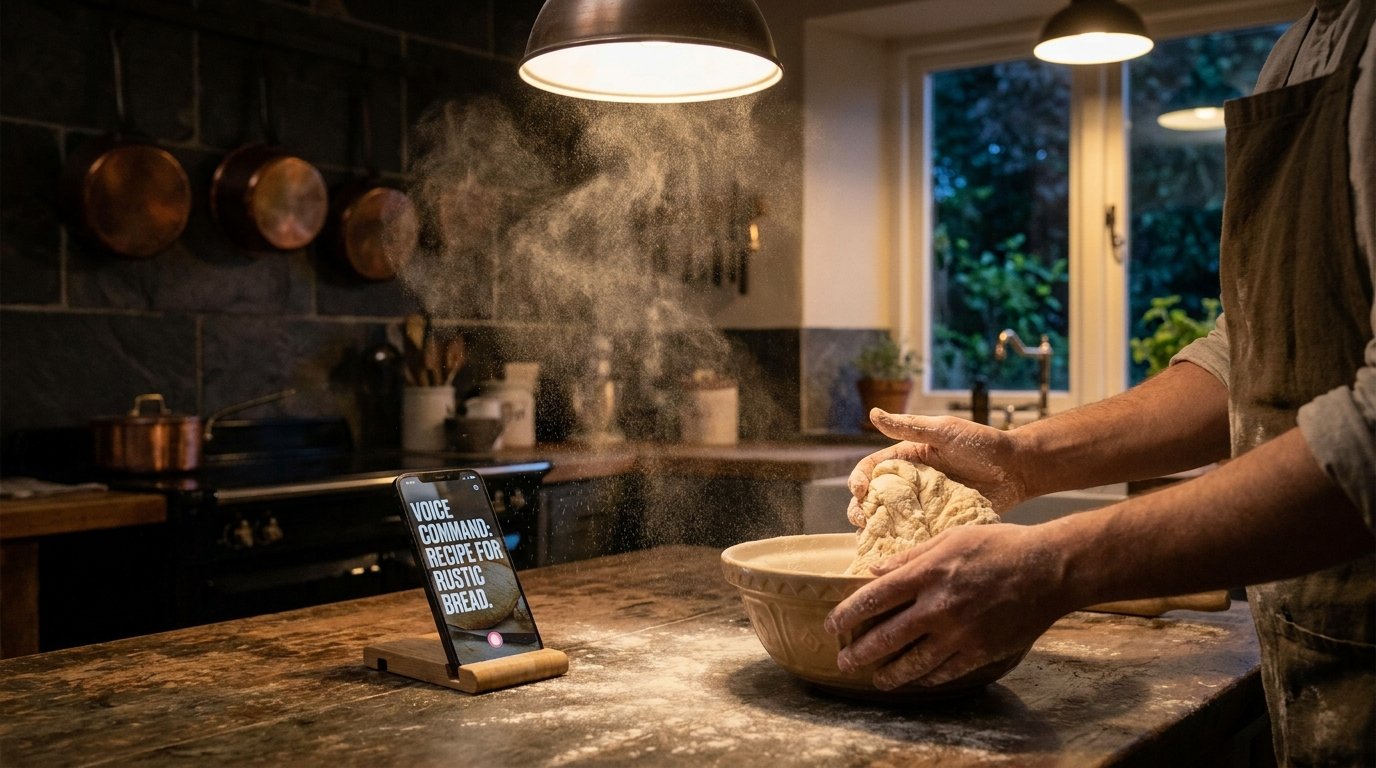 Hands-Free Cooking: Voice Kitchen Commands