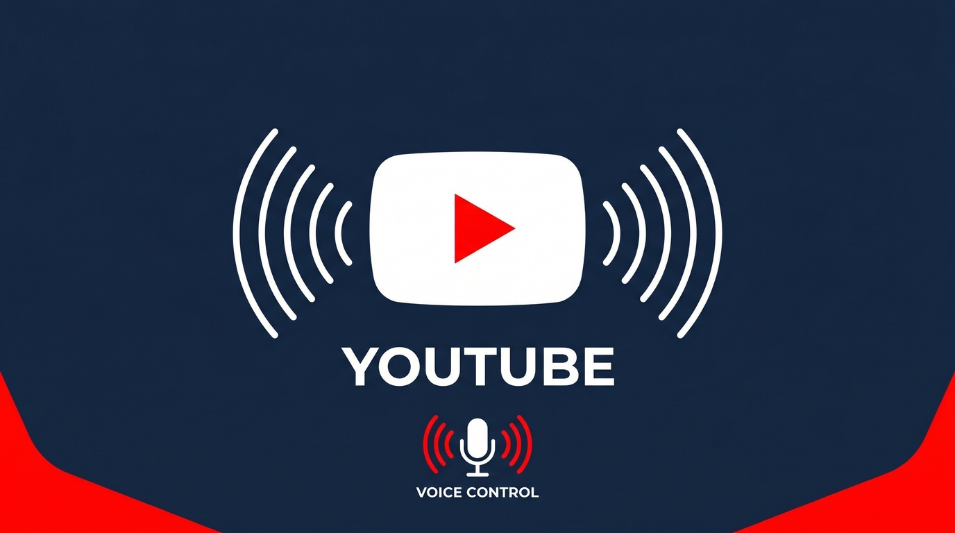 YouTube Voice Control: Search, Play, Pause