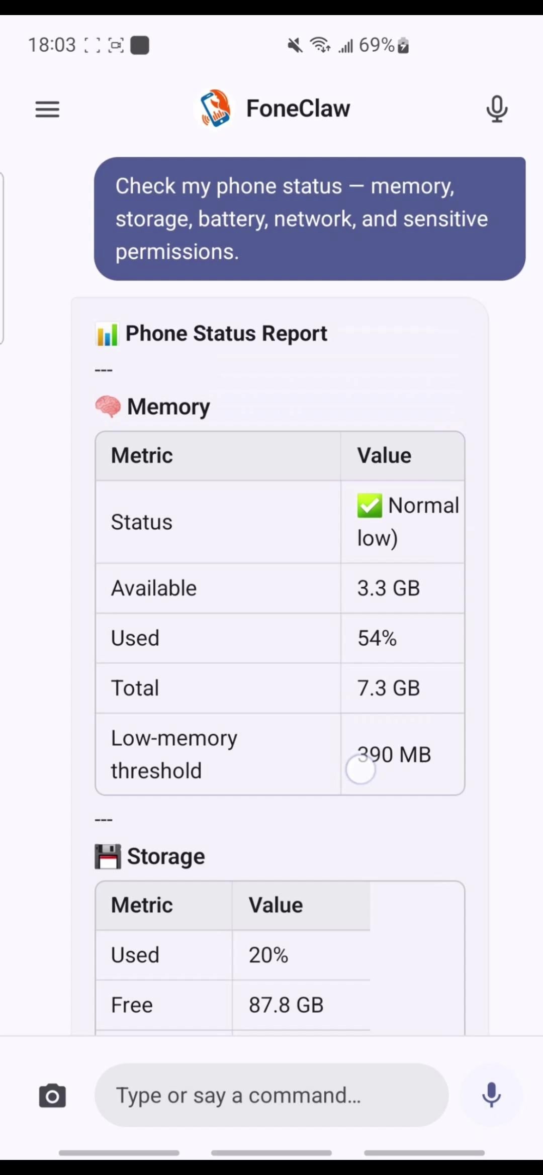 FoneClaw phone health