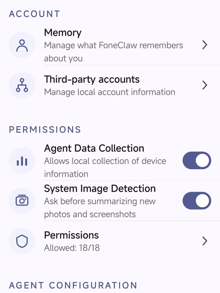 Permission transparency